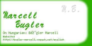 marcell bugler business card